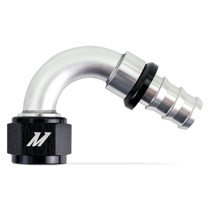 Mishimoto Push Lock Fitting 120 Degree -12AN Quick Install - OneFastShop