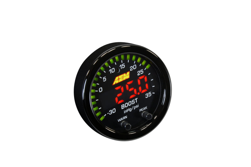 AEM X-Series Boost Pressure Gauge - -30inHg to 35psi, image 10