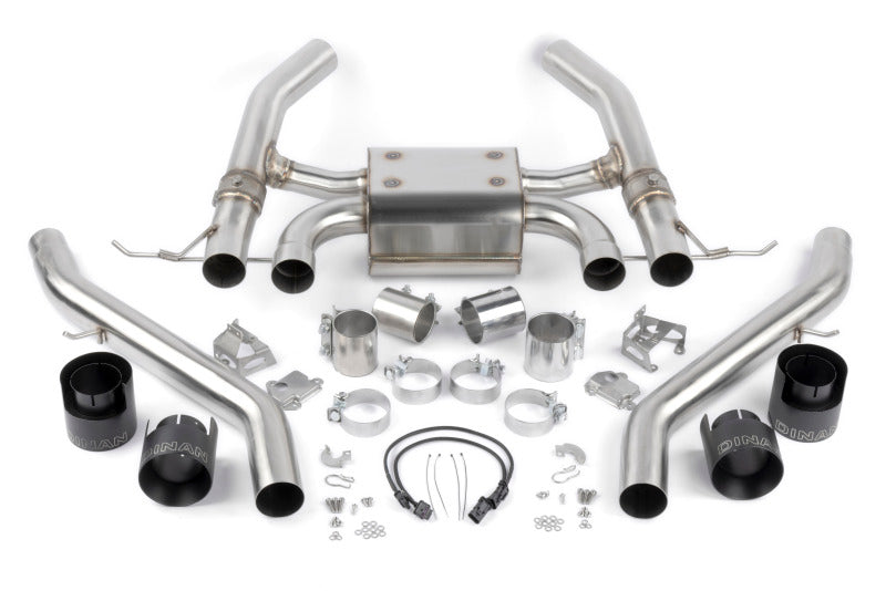 Dinan Valved Axle-Back Exhaust - BMW M3 / M4 (G80/G82/G83) 2021-2026 - Black Tips