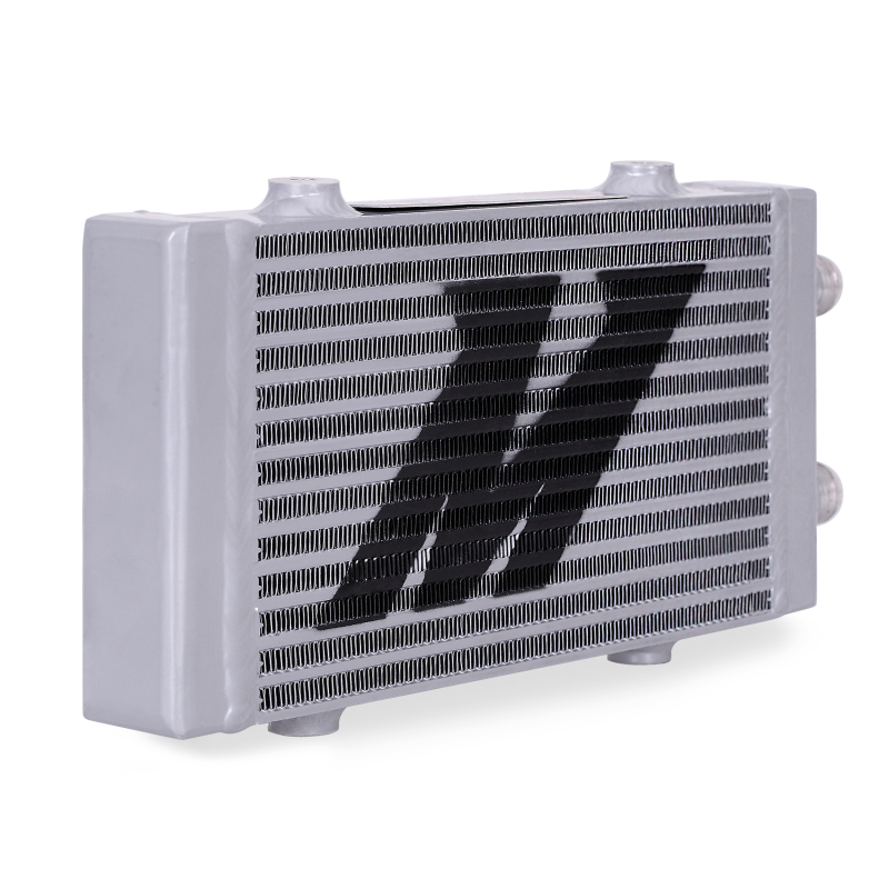 Universal Small Bar And Plate Dual Pass Silver Oil Cooler - OneFastShop