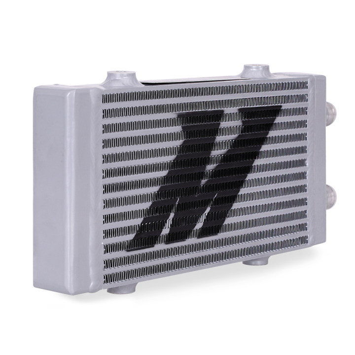 Universal Small Bar And Plate Dual Pass Silver Oil Cooler - OneFastShop