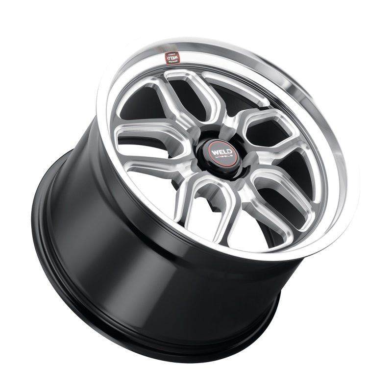 Weld S107 19X12 In. Wheel 5X120.65 ET50 BS8.50 Gloss Black MIL Diameter 70.3 (70.3) - OneFastShop