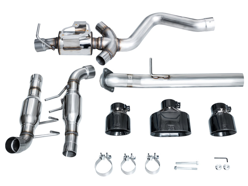 AWE Tuning Track Edition Exhaust with Diamond Black Tips for 2023+ Toyota GR Corolla