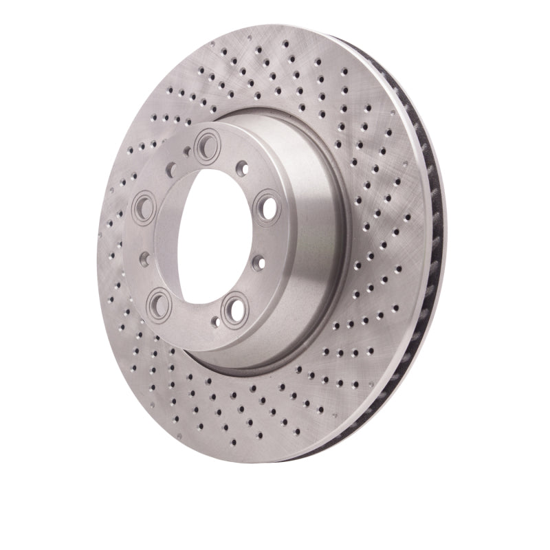 DynamicFriction Drilled Brake Rotor, Right Rear - Porsche 911 1999-2024, image 5
