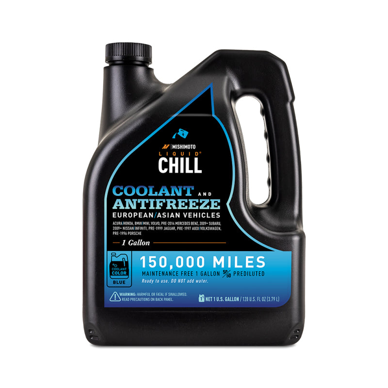 Mishimoto Liquid Chill EG Coolant Blue - European/Asian Vehicles