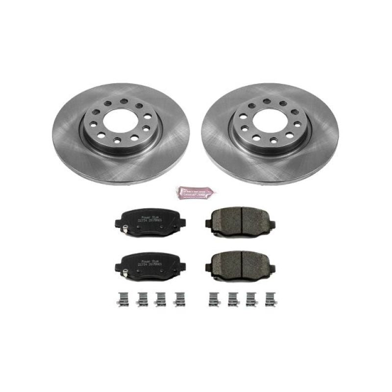 PowerStop Rear Autospecialty Brake Kit for 15-17 Chrysler 200 - OneFastShop