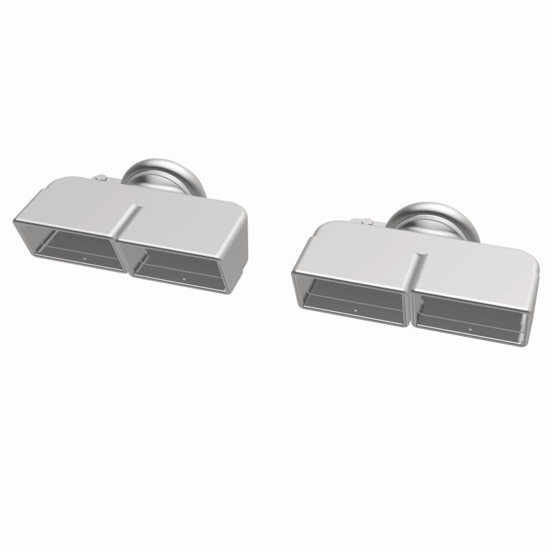 MagnaFlow Tip 1-Set Quad Square for Dodge Challenger, Easy Install