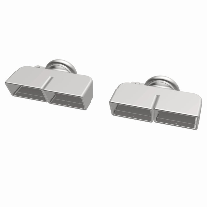 MagnaFlow Tip 1-Set Quad Square for Dodge Challenger, Easy Install