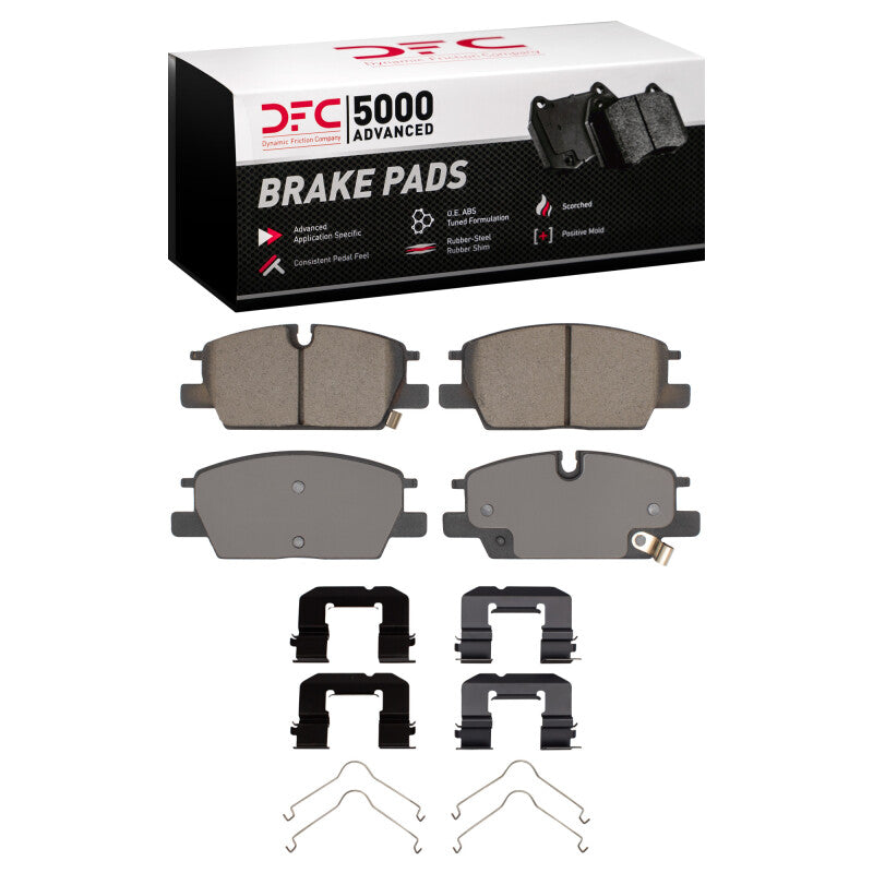 DFC 5000 Advanced Ceramic Front Brake Pad & Hardware Kit - Chevrolet Equinox / Malibu / GMC Terrain 2020-2025
