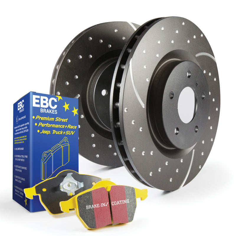 EBC S5 Kits Yellowstuff Pads and GD Rotors for Chrysler 300 Dodge Challenger Charger Magnum