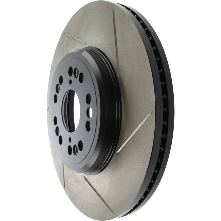 Stoptech Power Slot Slotted Left Front Rotor 95-00 Lexus LS400/LS430/LS460/LS600h - OneFastShop
