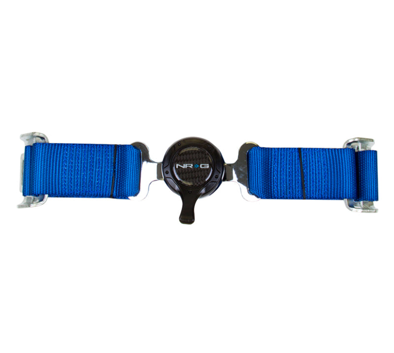 NRG 4PT 2 in. Seat Belt Harness Cam Lock Blue Racing - OneFastShop