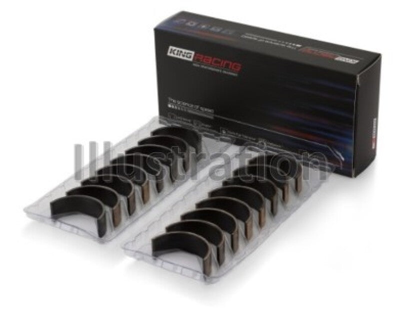 King Engine Bearings Connecting Rod Bearing Set +0.5mm for Ford V8 4.6L/5.4L SOHC - 8 Pairs