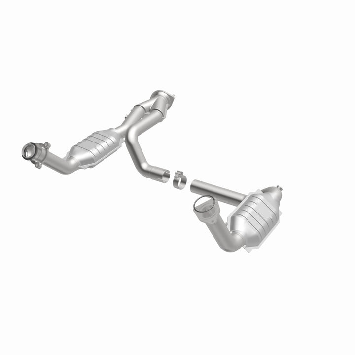 02-06 Cadillac Escalade / 02-06 Chevy Avalanche 5.3L Y-Pipe: Dual Converter for 2WD - Easy Install