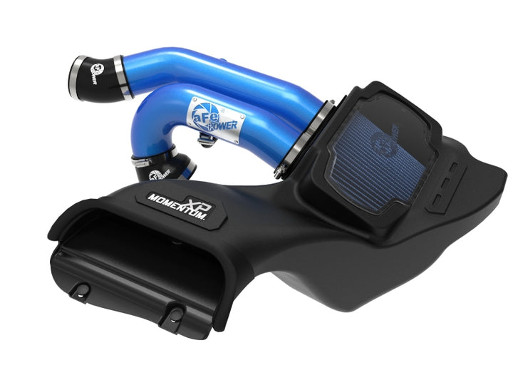 aFe Momentum XP Cold Air Intake System for 21-22 Ford F-150 Raptor V6-3.5L - Blue with Pro 5R Filter