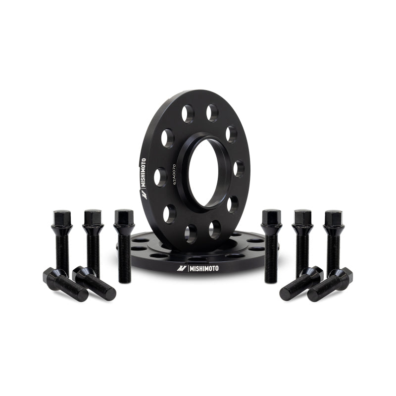 Mishimoto 5x112 Wheel Spacers – 66.5 – 10 – M14 – Black - OneFastShop