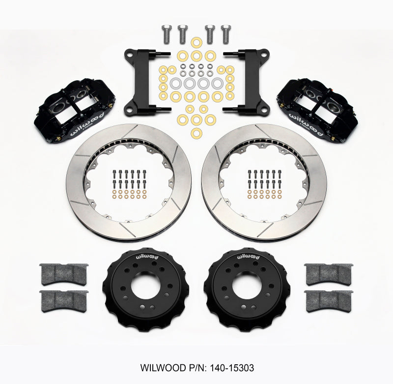 Wilwood Narrow Superlite 6R Front Hat Kit 13.06 for 63-87 C10 with Wilwood Pro Spindles - OneFastShop