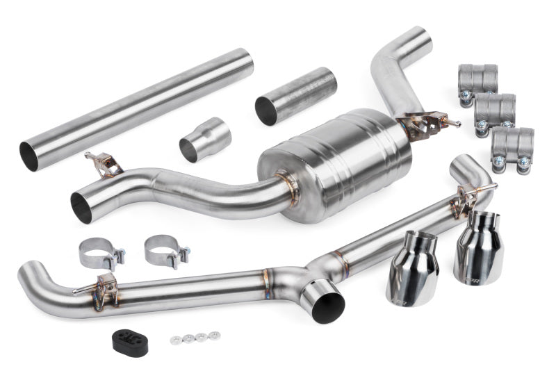 APR Stainless Steel Cat-Back Exhaust - Volkswagen GTI (MK7.5) 2020-2021 - Polished Tips