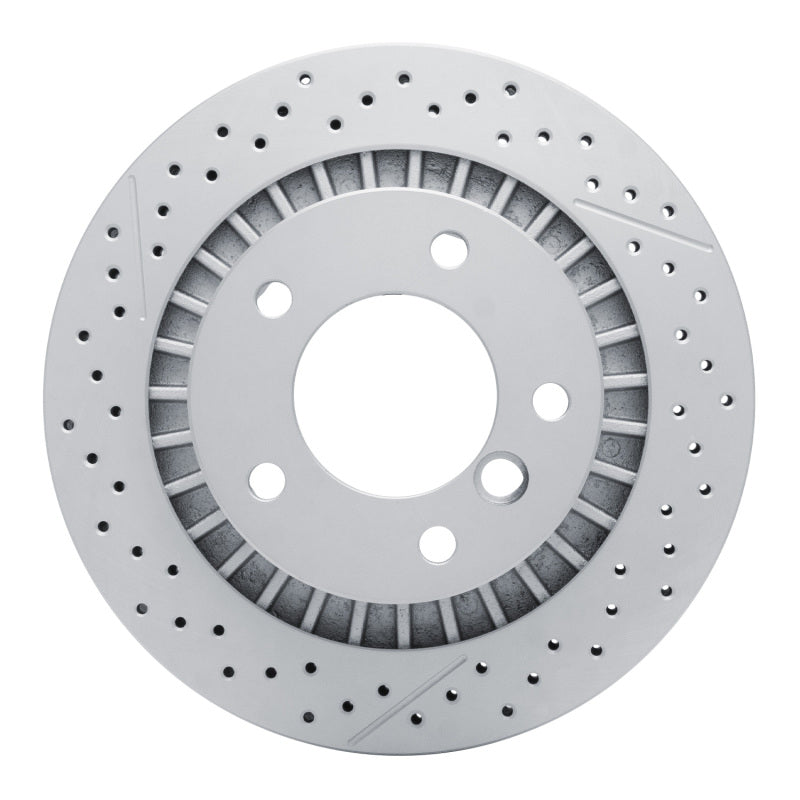 Dynamic Friction GeoSPEC Drilled & Slotted Rear Rotor - Mercedes G63, G65 AMG (2013-2018)