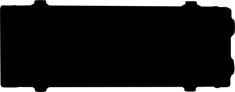 Mishimoto Oil Cooler Universal Medium Dual Pass Black - OneFastShop