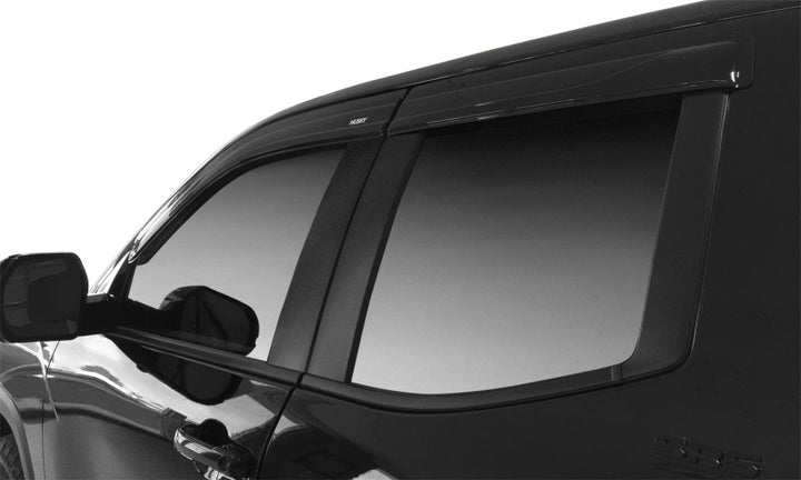 Husky Liners 2009–2018 In-Channel Mount Ventvisor Low Profile for Dodge Ram 1500 Quad Cab (4pc) – Smoke - OneFastShop