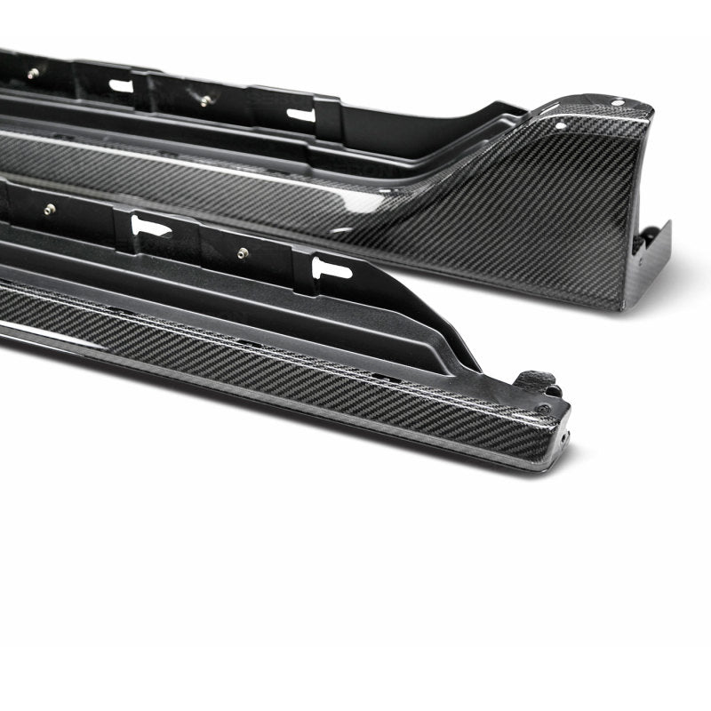 Seibon Carbon Fiber Side Skirts for 2017 Honda Civic Type R OEM - OneFastShop
