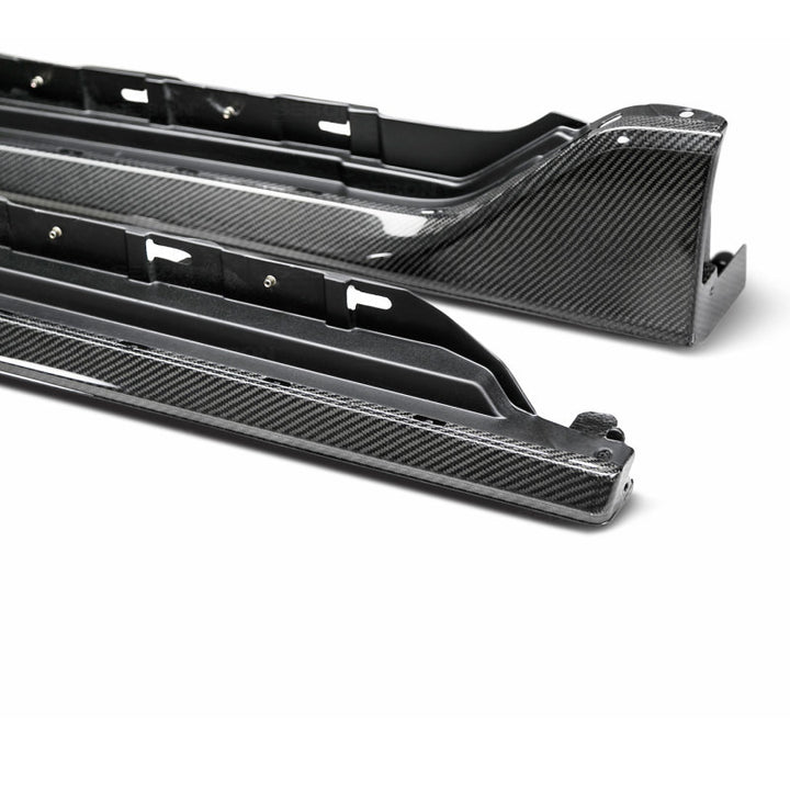 Seibon Carbon Fiber Side Skirts for 2017 Honda Civic Type R OEM - OneFastShop