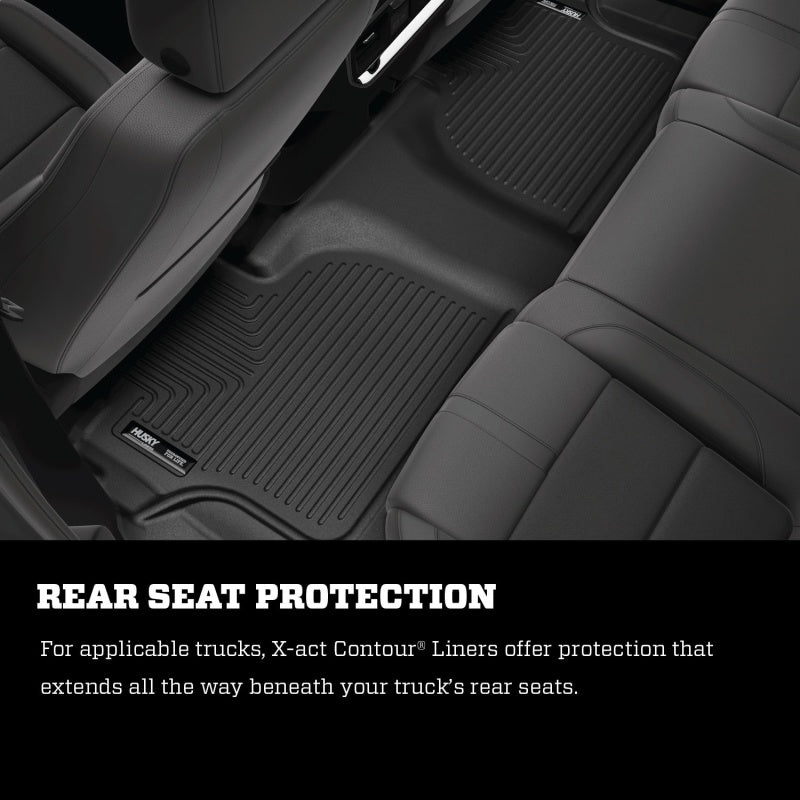 Husky Liners X-act Counter Rear Floor Liner for 2021 Jeep Grand Cherokee L (Black)