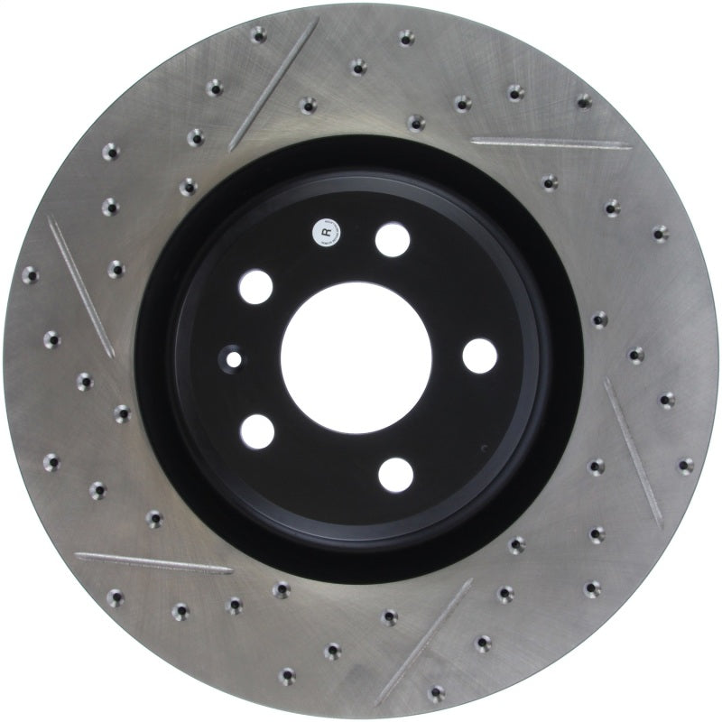 Stoptech Slotted & Drilled Sport Brake Rotor for Audi A5 A6 A7 Q5 Q7 S4 S5 2012-2020 - OneFastShop