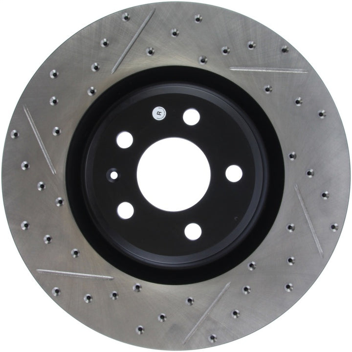 Stoptech Slotted & Drilled Sport Brake Rotor for Audi A5 A6 A7 Q5 Q7 S4 S5 2012-2020 - OneFastShop