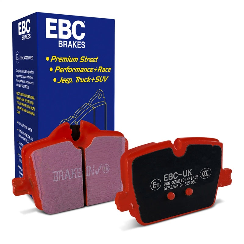 EBC Redstuff Rear Brake Pads for 2019+ Toyota GR Supra with 13in Rear Rotor - OneFastShop