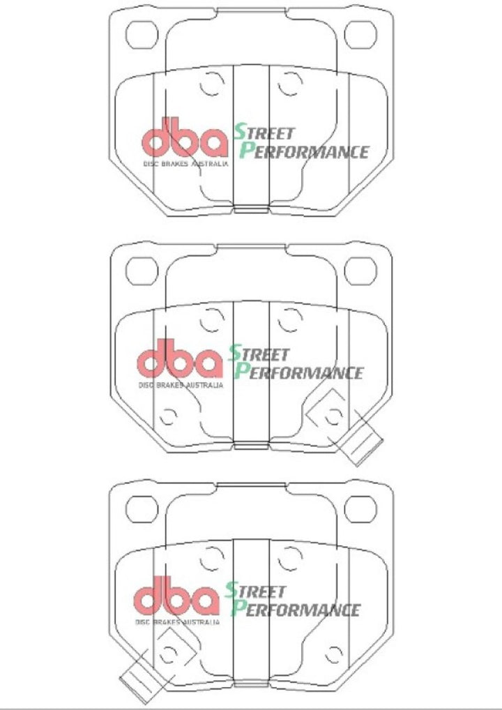 DBA SP500 Rear Brake Pads for 06-07 Subaru WRX, WRX STI, Impreza