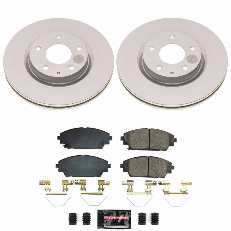 PowerStop Z23 Front Coated Brake Kit - Mazda CX-30 2020-2025