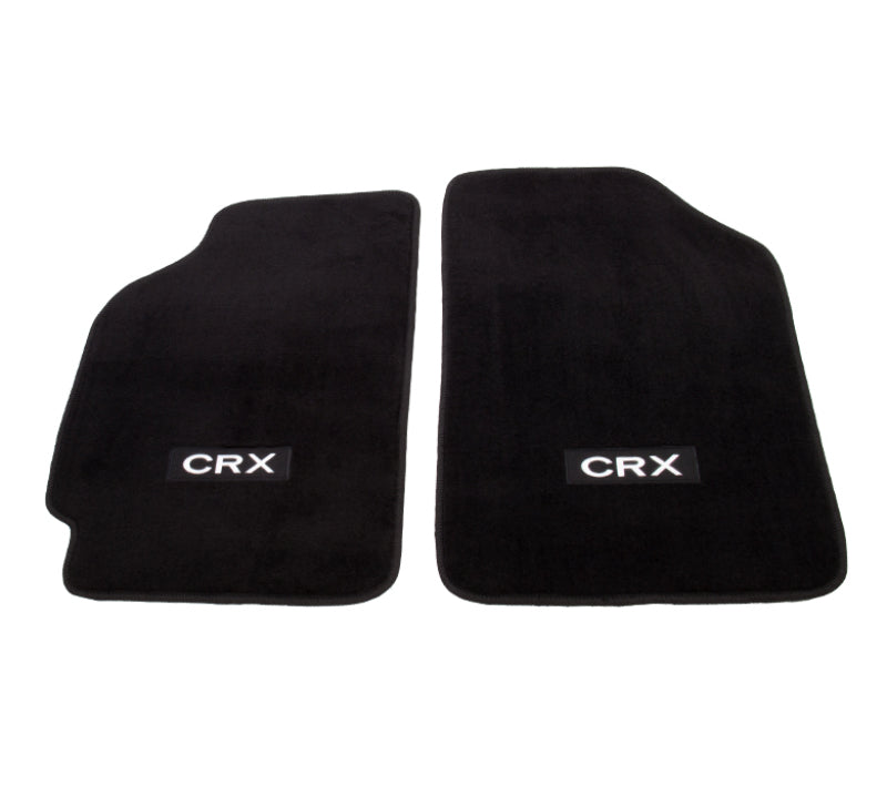 NRG Floor Mats for 1988–1991 Honda Civic – CRX Logo (2 Pack)