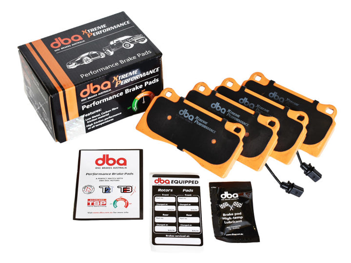DBA Rear Brake Pads XP650 for 03-06 EVO, 04-09 STi, 03-07 350Z Track Edition, G35 with Brembo