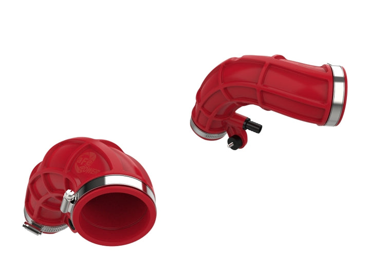 aFe Power Red Turbo Inlet Pipes for Toyota Land Cruiser / Tundra V6-3.4L (tt) 22-24 - OneFastShop