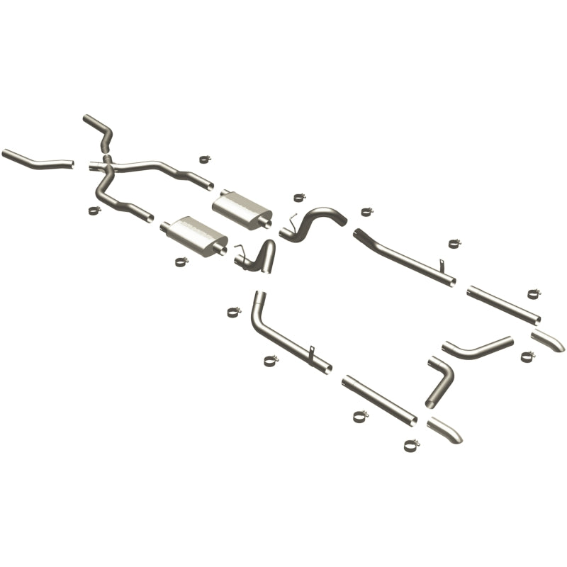 MagnaFlow Street Series Exhaust System for 55-57 Chevy Bel-Air - OneFastShop