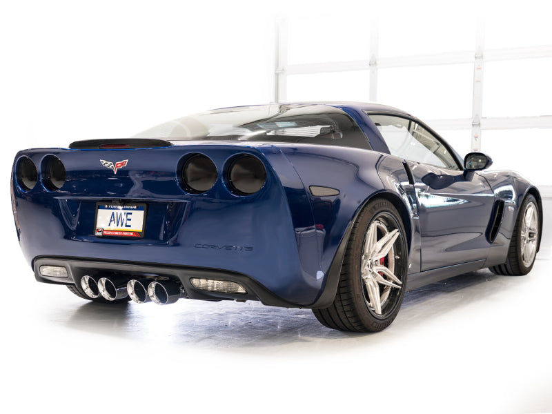 AWE Tuning C6 Chevrolet Corvette Z06/ZR1 Axle-Back Exhaust with Chrome Tips