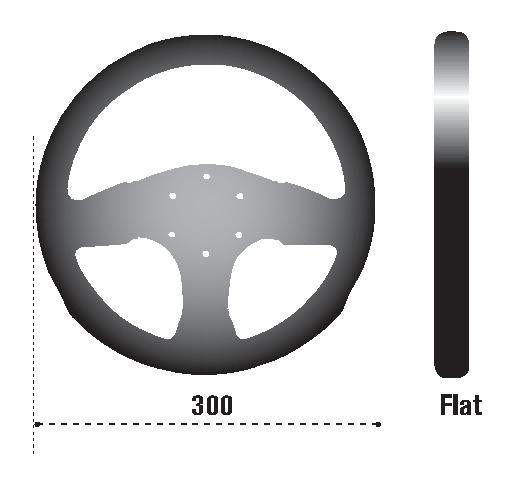 Sparco 300 Steering Wheel Suede Black Sparco 300 (300) - OneFastShop