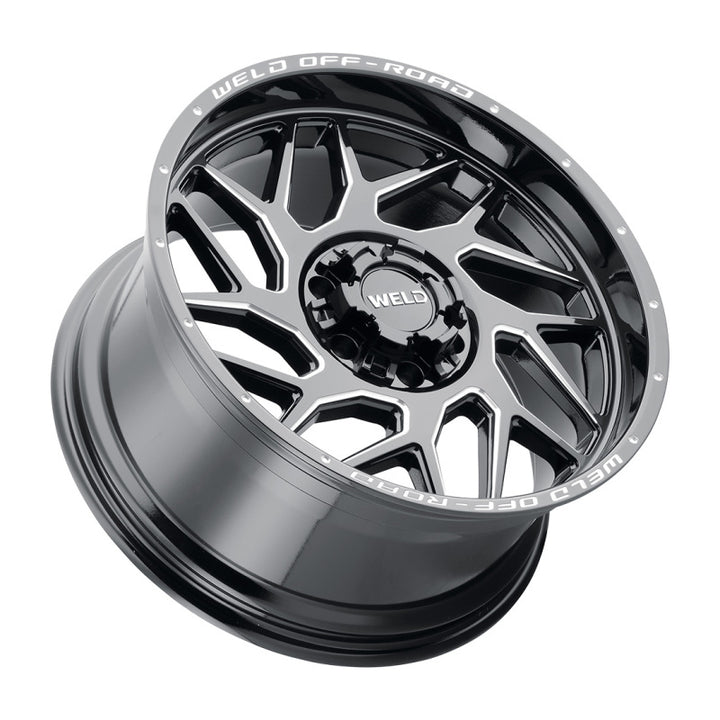 Weld Off-Road W117 Fulcrum Wheel 20X10 for 6X135 6X139.7 ET-18 BS4.75 Gloss Black MIL (106.1) - OneFastShop