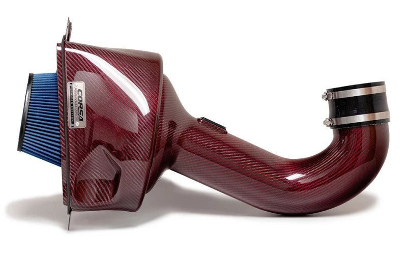 CORSA Red Carbon Fiber Air Intake - Chevrolet Corvette Z06 (C7) 2015-2019, image 6