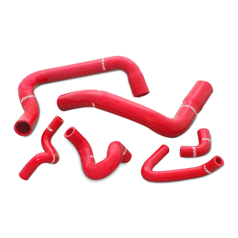 Mishimoto Silicone Hose Kit - Ford Mustang 1986-1993 - Red