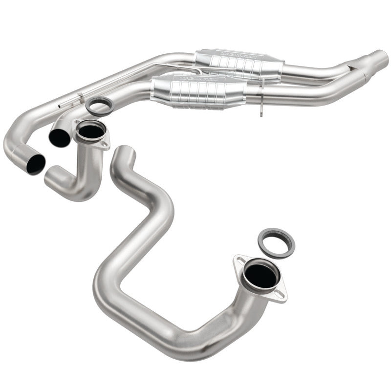 Magnaflow Conv DF GM 89 92 2.5in Tubing Compatible with 88-92 Chevrolet Camaro Pontiac Firebird - OneFastShop