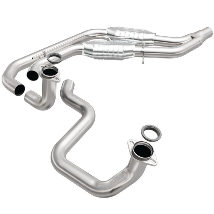 Magnaflow Conv DF GM 89 92 2.5in Tubing Compatible with 88-92 Chevrolet Camaro Pontiac Firebird - OneFastShop
