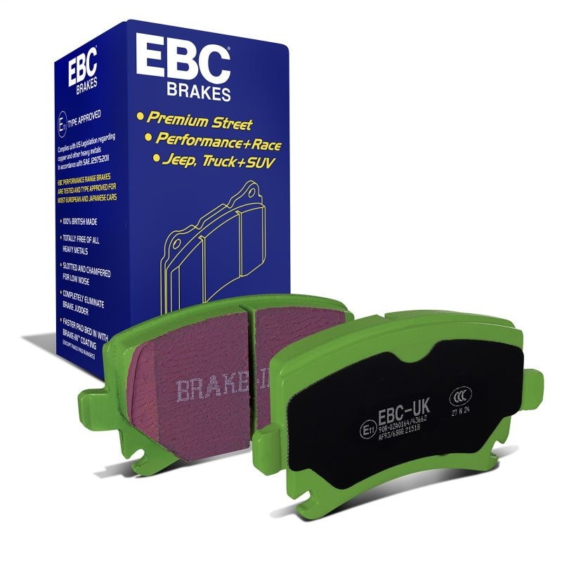 EBC Greenstuff Rear Brake Pads - Audi A4 / Volkswagen Golf / Volkswagen GTI 2005-2019