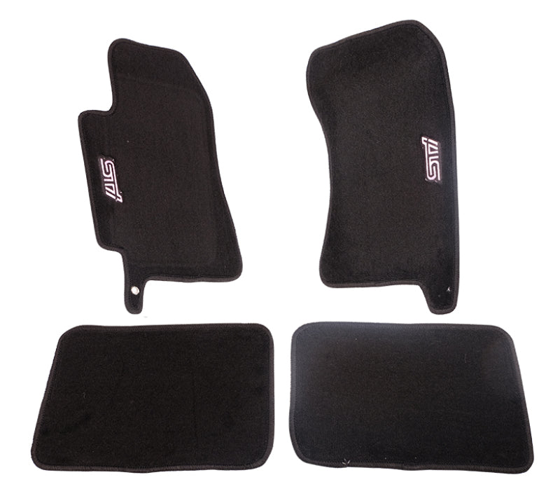 NRG Floor Mats - 04-07 Subaru WRX STI (STi Logo) - 4pc. - OneFastShop
