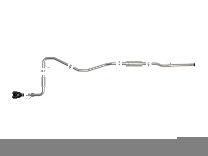 aFe POWER Takeda 2.5 in. 304 SS Cat-Back Exhaust for 2022–2025 Honda Civic L4-2.0L with Black Tips