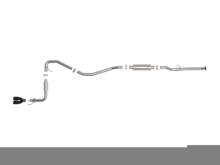 aFe POWER Takeda 2.5 in. 304 SS Cat-Back Exhaust for 2022–2025 Honda Civic L4-2.0L with Black Tips