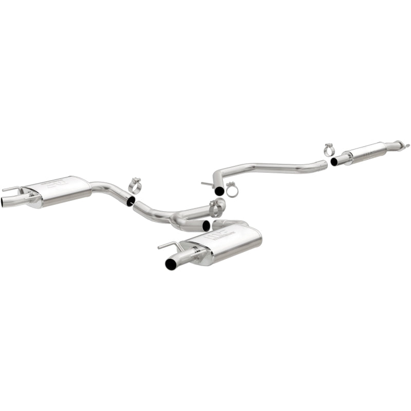 MagnaFlow Cat-Back Stainless Steel Exhaust System Dual Rear Exit Polished Tip - 2015 Chevrolet Impala 3.6L V6 - OneFastShop