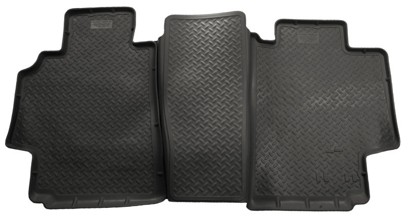 Husky Liners 2nd Row Black Floor Liners for 98-01 Dodge Ram 1500/2500/3500 Quad Cab Classic Style